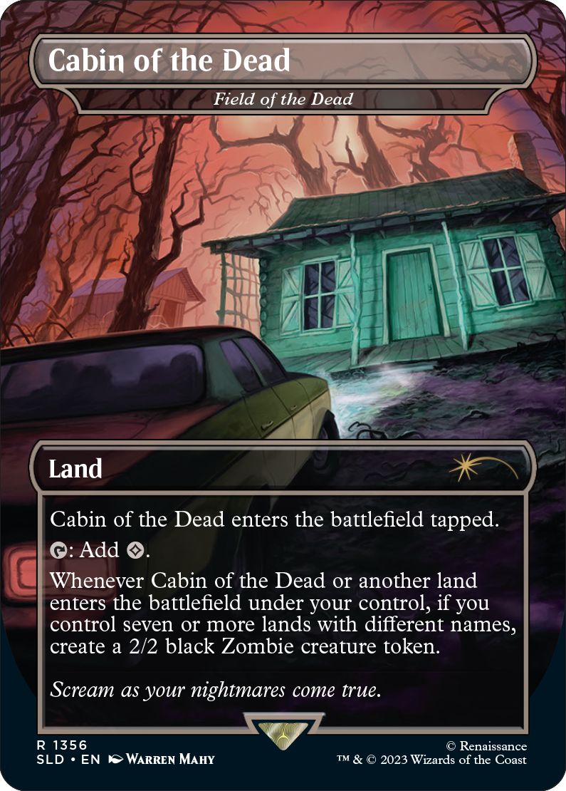 (英)【Foil】Cabin of the Dead[死者の原野 / Field of the Dead]【SLD】Secret Lair x The Evil Dead No.1356