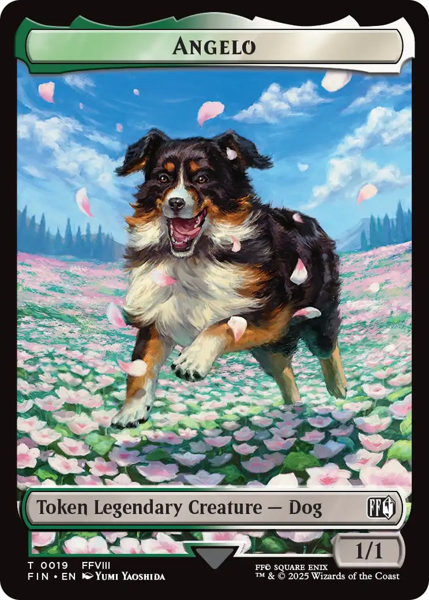 (英)【Foil】アンジェロトークン / Angelo Token No.019 - ダークネイショントークン / Darkstar Token【FIN-TOKEN】 No.020