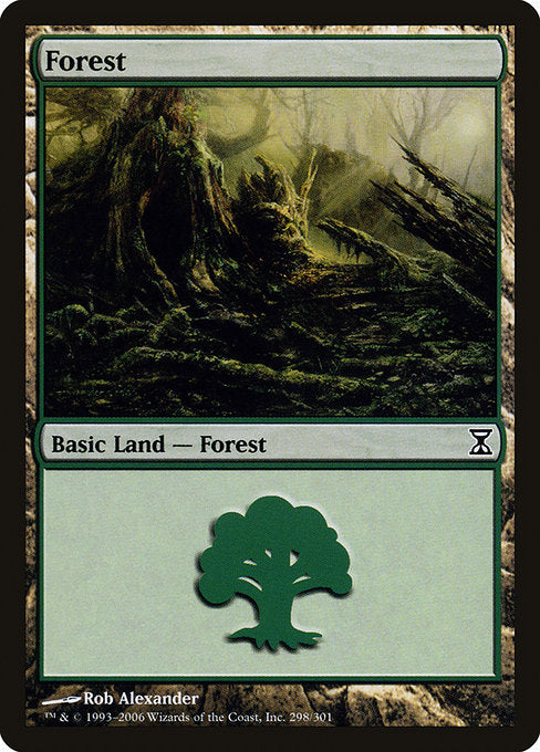 (英)【Foil】森 / Forest【TSP】 No.298