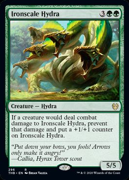 (英)鉄鱗のハイドラ / Ironscale Hydra【THB】 テーマ・ブースター収録 No.296