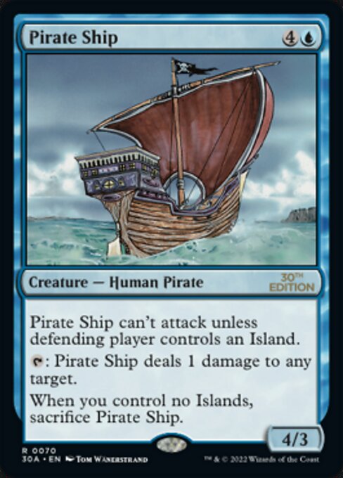 (英)海賊船 / Pirate Ship【30A】 No.070 ※トーナメントで使用することはできません。