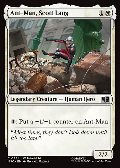 (英)アントマン、スコット・ラング / Ant-Man, Scott Lang【MSC】 No.834