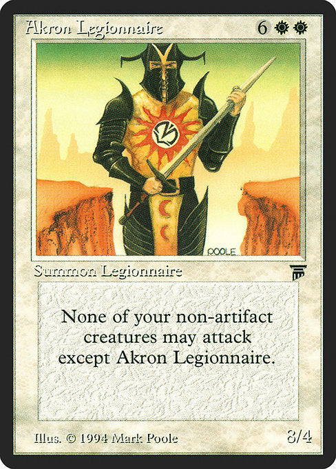 (英)アクロンの軍団兵 / Akron Legionnaire【LEG】 No.001