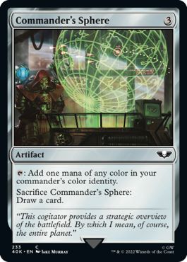 (英)【Surge-Foil】統率者の宝球 / Commander's Sphere【40K】 No.233