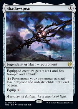 (英)【Foil】影槍 / Shadowspear【THB】 No.236