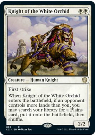 (英)白蘭の騎士 / Knight of the White Orchid【C21】 No.095