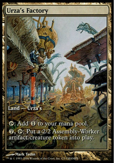 (英)ウルザの工廠 / Urza's Factory【PRM】 テキストボックスレス CHAMPSプロモ No.004