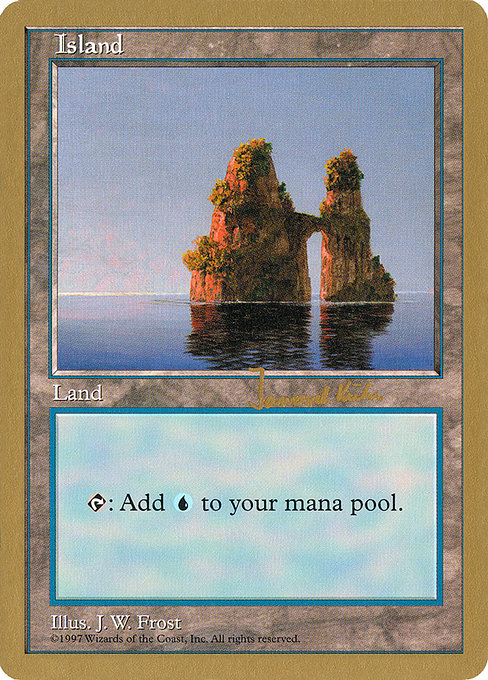 (英)島 / Island【WC97】 World Championship Decks 1997 Janosch Kuhn 金枠 No.100