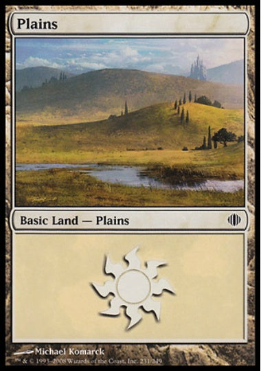 (英)【Foil】平地 / Plains【ALA】 No.231