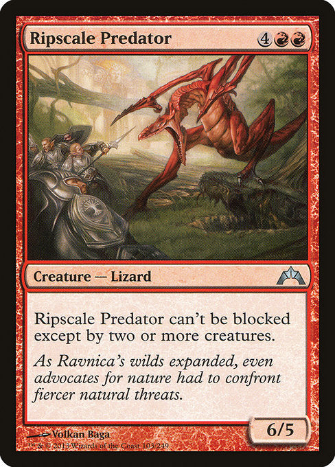 (英)鱗剥ぎの捕食者 / Ripscale Predator【GTC】 No.103