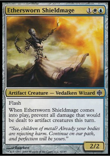 (英)エーテル宣誓会の盾魔道士 / Ethersworn Shieldmage【ARB】 No.004
