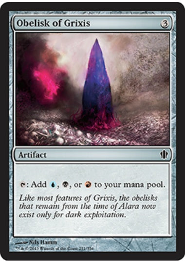 (英)グリクシスのオベリスク / Obelisk of Grixis【C13】 No.251