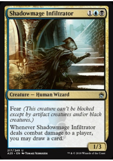 (英)【Foil】影魔道士の浸透者 / Shadowmage Infiltrator【A25】 No.217