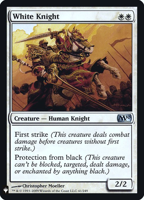 (英)【Foil】白騎士 / White Knight【MB1】 No.019