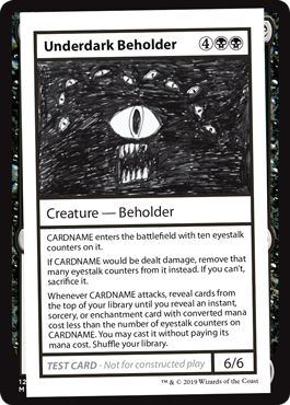 (英)Underdark Beholder【MB1-TEST】 後期版 No.049