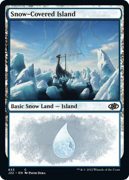 (英)冠雪の島 / Snow-Covered Island【J22】 No.833