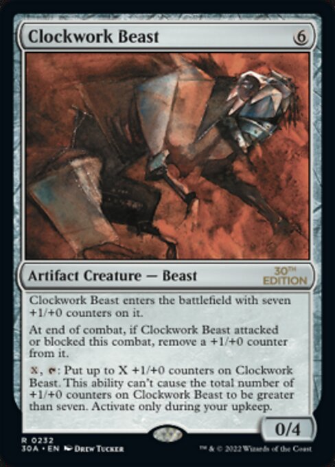 (英)機械仕掛けの獣 / Clockwork Beast【30A】 No.232 ※トーナメントで使用することはできません。
