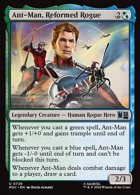 (英)【Foil】更生したならず者、アントマン / Ant-Man, Reformed Rogue【MSC】 No.739