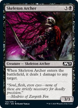 (英)【Foil】骸骨射手 / Skeleton Archer【M21】 No.123