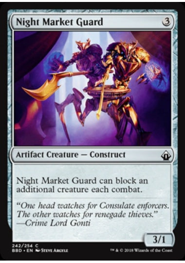 (英)【Foil】夜市の護衛 / Night Market Guard【BBD】 No.242