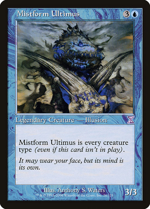 (英)【Foil】霧衣の究極体 / Mistform Ultimus【TSB】旧枠 No.026