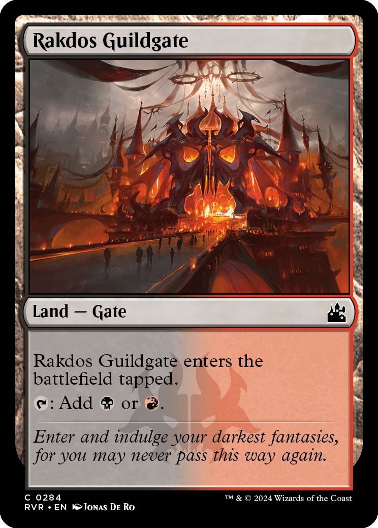 (英)ラクドスのギルド門 / Rakdos Guildgate【RVR】 No.284