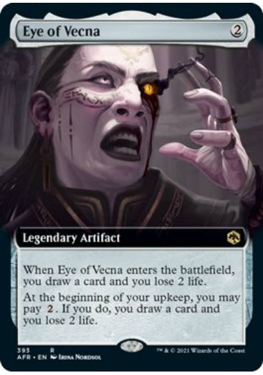 (英)【Foil】アイ・オヴ・ヴェクナ / Eye of Vecna ★拡張枠★ 【AFR】 No.393