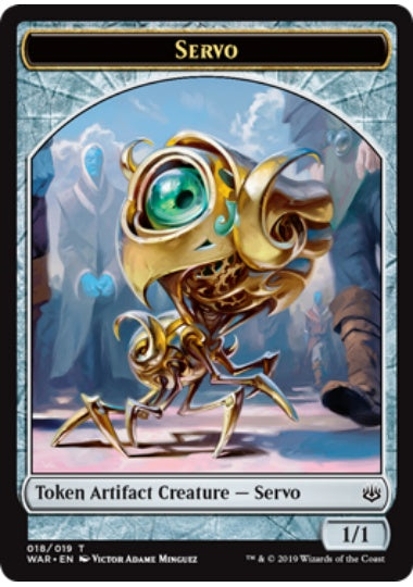 (英)霊気装置トークン / Servo Token【WAR-TOKEN】 No.018