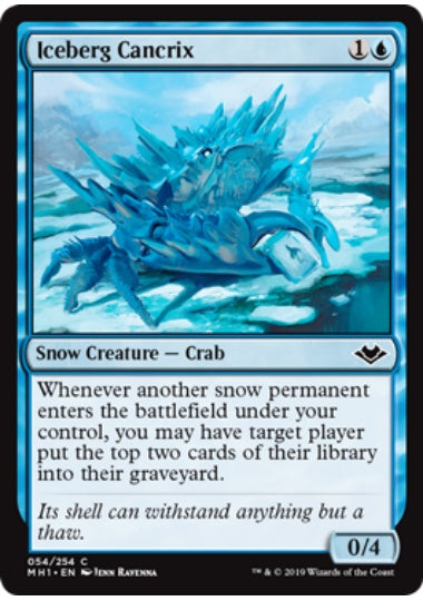 (英)【Foil】氷山のカンクリックス / Iceberg Cancrix【MH1】 No.054