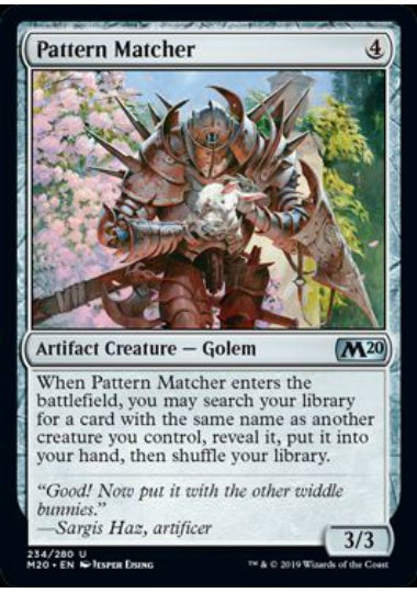 (英)【Foil】見本に倣うもの / Pattern Matcher【M20】 No.234