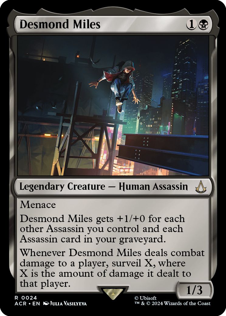 (英)【Foil】デズモンド・マイルズ / Desmond Miles【ACR】 No.024