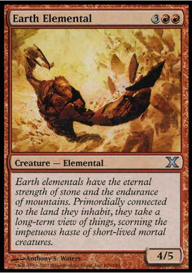 (英)大地の精霊 / Earth Elemental【10E】 No.199