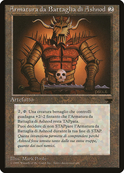 (イタリア語)Armatura da Battaglia di Ashnod / Ashnod's Battle Gear【REN】 No.031