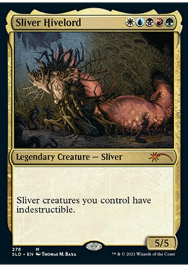(英)【Foil】巣主スリヴァー / Sliver Hivelord【SLD】Artist Series: Thomas Baxa No.276