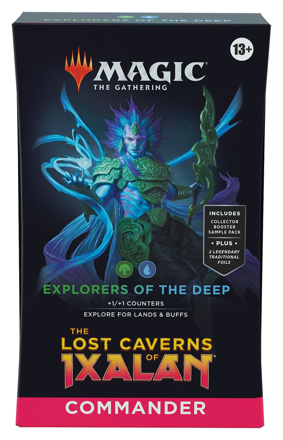 (英)イクサラン：失われし洞窟 統率者デッキ「地底の探検家」 / The Lost Caverns of Ixalan Commander Deck "Explorers of the Deep"【BOX】 ※発送方法は「ゆうパック」を選択してください。