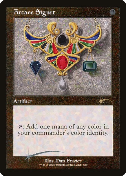 (英)【エッチングFoil】秘儀の印鑑 / Arcane Signet【SLD】 Dan Frazier is Back No.589