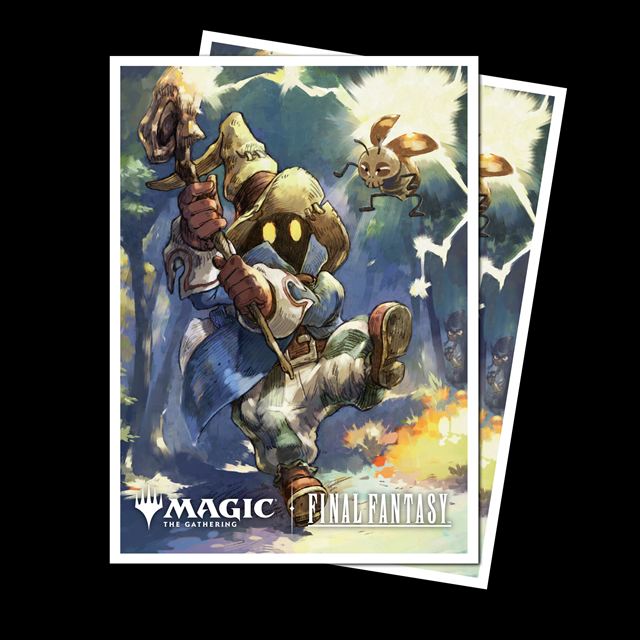 【サプライ】 ファイナルファンタジー エイペックス デッキプロテクター「迷える黒魔道士、ビビ」/ APEX Deck Protector sleeves Premium featuring Vivi Ornitier (105枚入り)  ※5個以上購入の場合、発送方法は「ゆうパック」を選択してください。