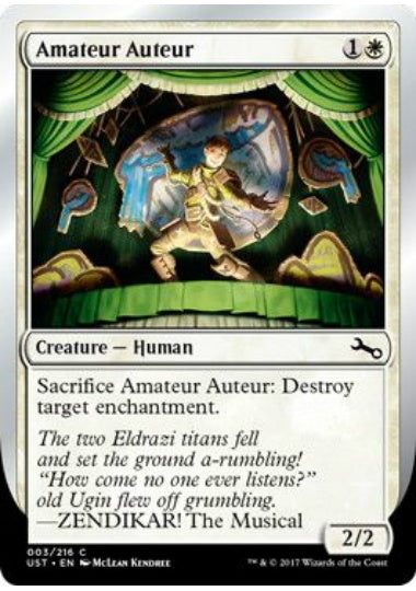 (英)Amateur Auteur 【UST】 (Zendikar) No.003D