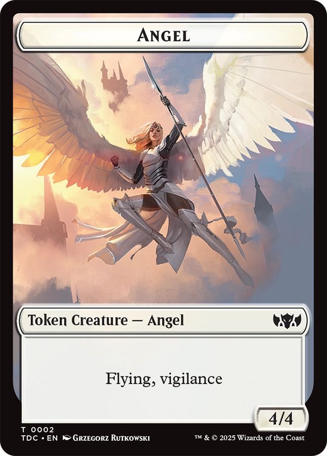 (英)天使トークン / Angel Token No.002 - スピリットトークン / Spirit Token【TDC-TOKEN】 No.006