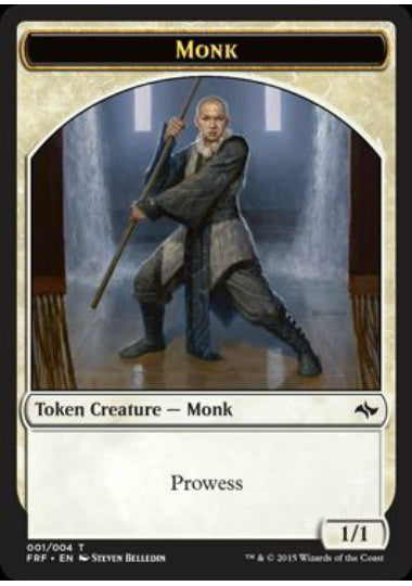 英)モンクトークン / Monk Token【FRF-TOKEN】 No.001 | MtG通販サイト