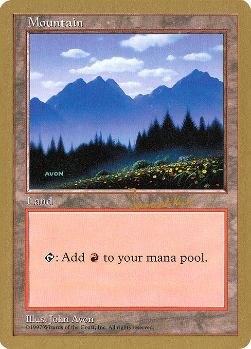 (英)山 / Mountain【WC97】 World Championship Decks 1997 Janosch Kuhn 金枠 No.113