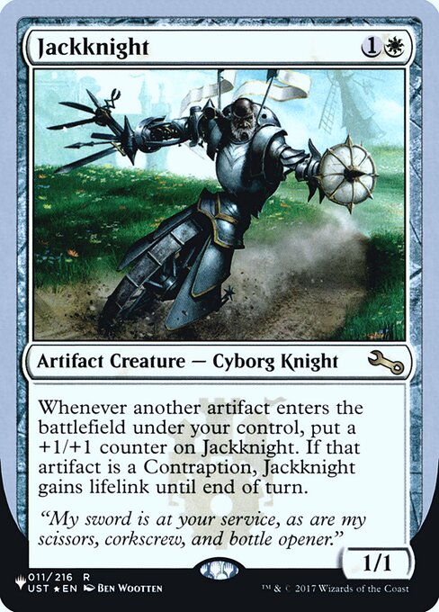 (英)【Foil】Jackknight【UNF-LST】 No.005