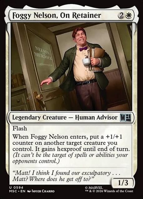 (英)顧問弁護士、フォギー・ネルソン / Foggy Nelson, On Retainer【MSC】 No.594