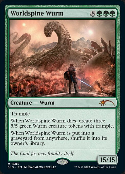 (英)世界棘のワーム / Worldspine Wurm【SLD】 Artist Series: Ryan Alexander Lee No.1305