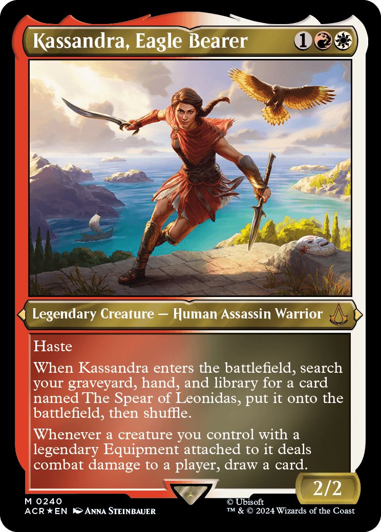 (英)【エッチングFoil】鷹持ち、カサンドラ / Kassandra, Eagle Bearer【ACR】 No.240