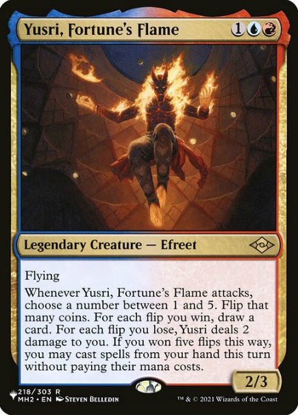 (英)運命の炎、ユースリ / Yusri, Fortune's Flame【SLD-C21】 Heads I Win, Tails You Lose No.041