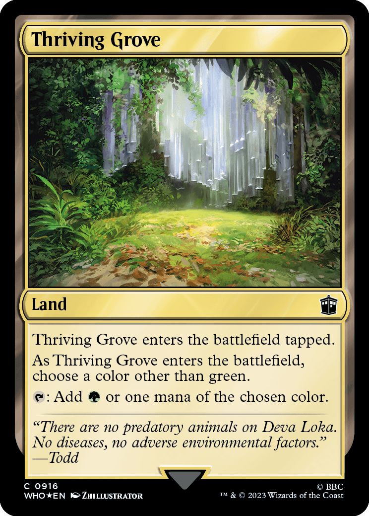 (英)【Surge-Foil】興隆する木立 / Thriving Grove【WHO】 No.0916