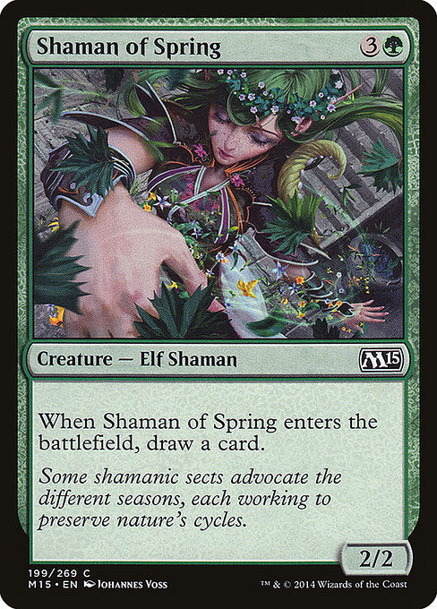 (英)春のシャーマン / Shaman of Spring【M15】 No.199