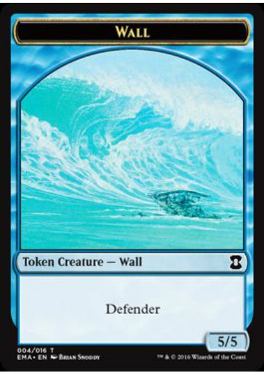(英)壁トークン / Wall Token【EMA-TOKEN】 No.004