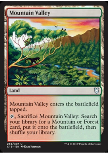 (英)山峡 / Mountain Valley【C18】 No.268